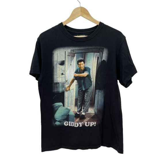 Seinfeld Giddy Up Kramer Sitcom T-Shirt Mens Medium - Picture 1 of 4